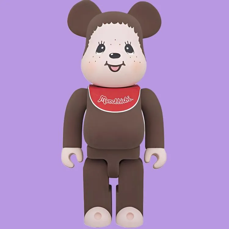 BE@RBRICK Monchhichi 42nd Birthday Brown-3