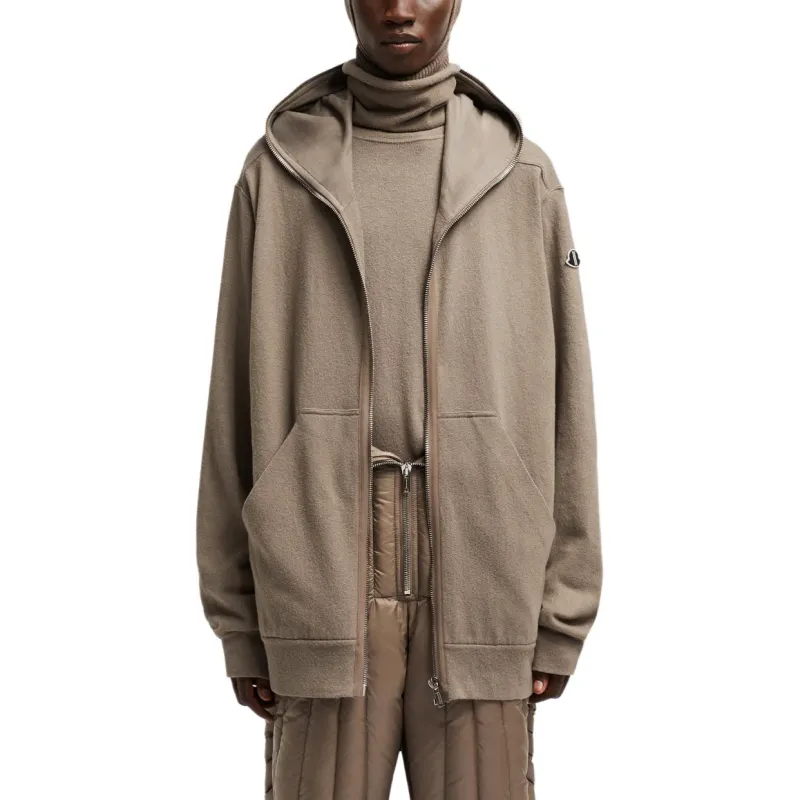 Rick Owens X MONCLER GENIUS RICK OWENS Co brand Sweatshirts Unisex Taupe-1