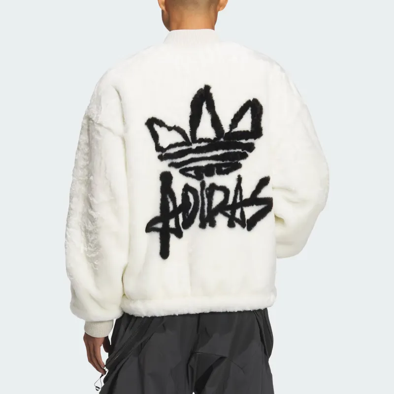 Adidas Originals FUR JACKET Jackets Coats Unisex Jade White