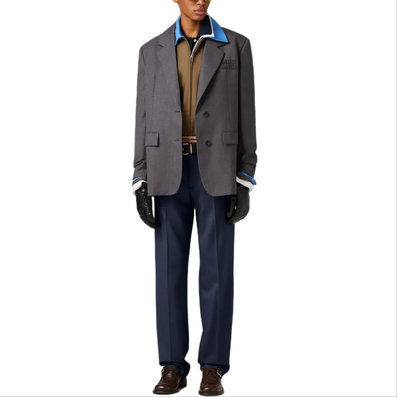 MIU MIU Jackets & Coats Women's Gray-3