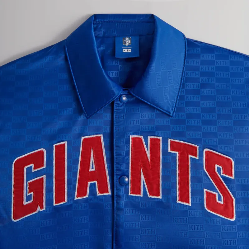 KITH For The NFL Giants Satin Bomber Jacket-1