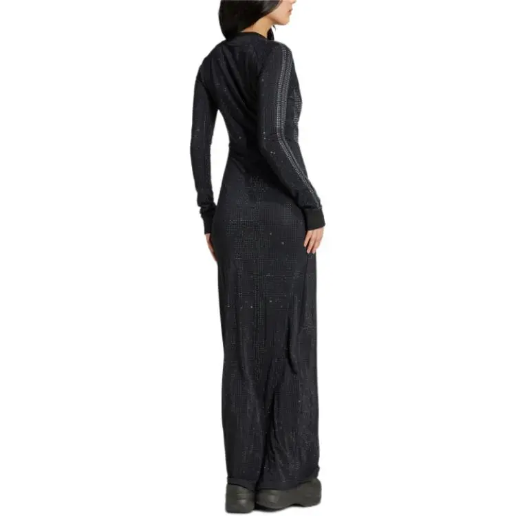 Adidas Originals ATLANTA Long Sleeved Dress Women's Black-3
