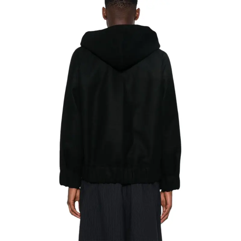 Sacai Drawstring Zip Up Hoodie-4