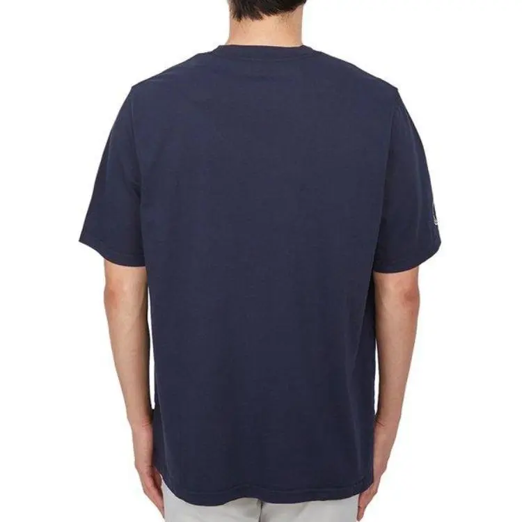 Malbon Golf T Shirt Men's Marine Blue-1