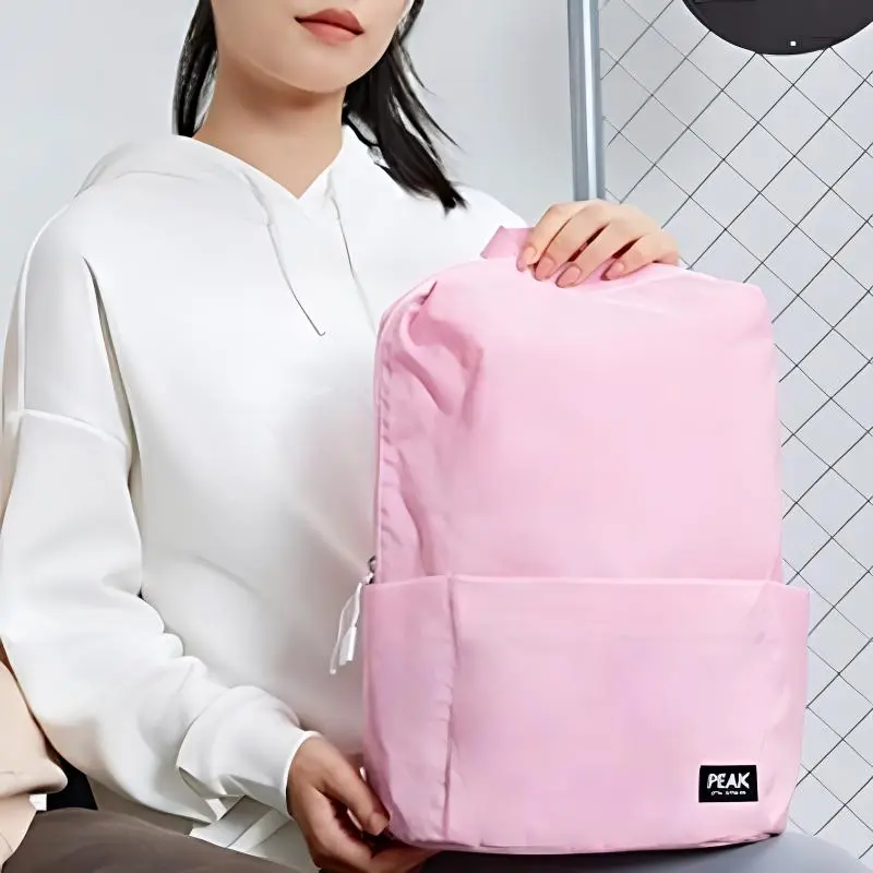 PEAK Fabric Backpack Regular Unisex Pink-3