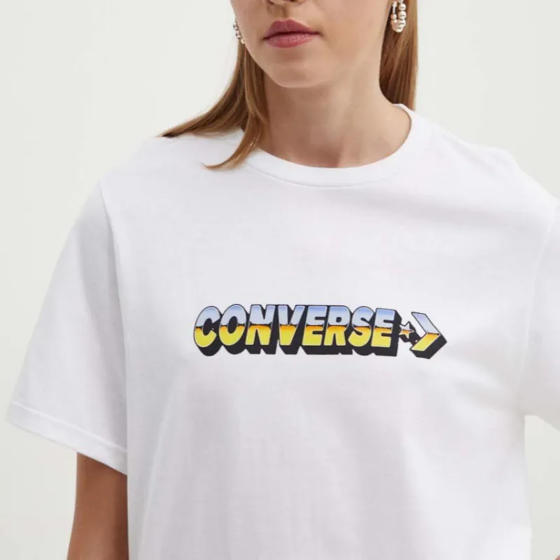 Converse T-Shirts Unisex White-4