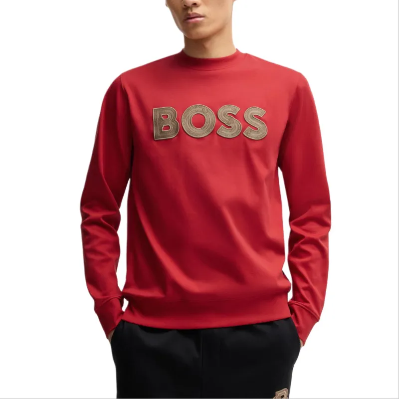 HUGO BOSS Sweatshirts Men Red-2