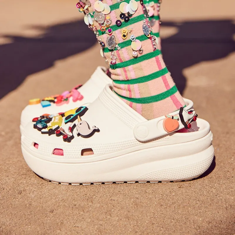 Crocs Classic Clog Durable Breathable Sandal White Kids'-1