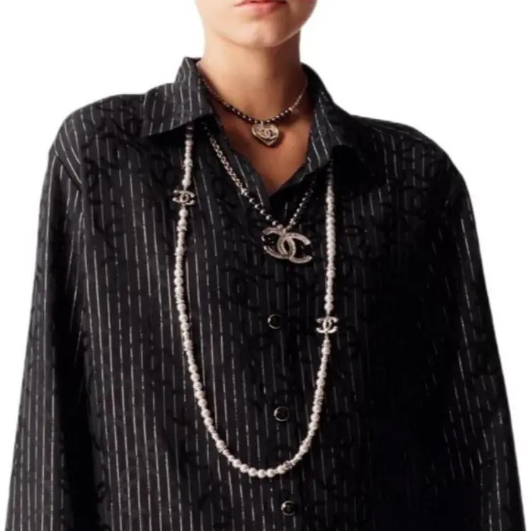 CHANEL Shirts Women's Black-2