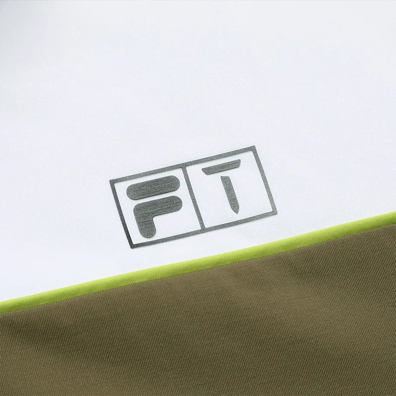 FILA Golf Series Polo Shirts Men Jade White-2