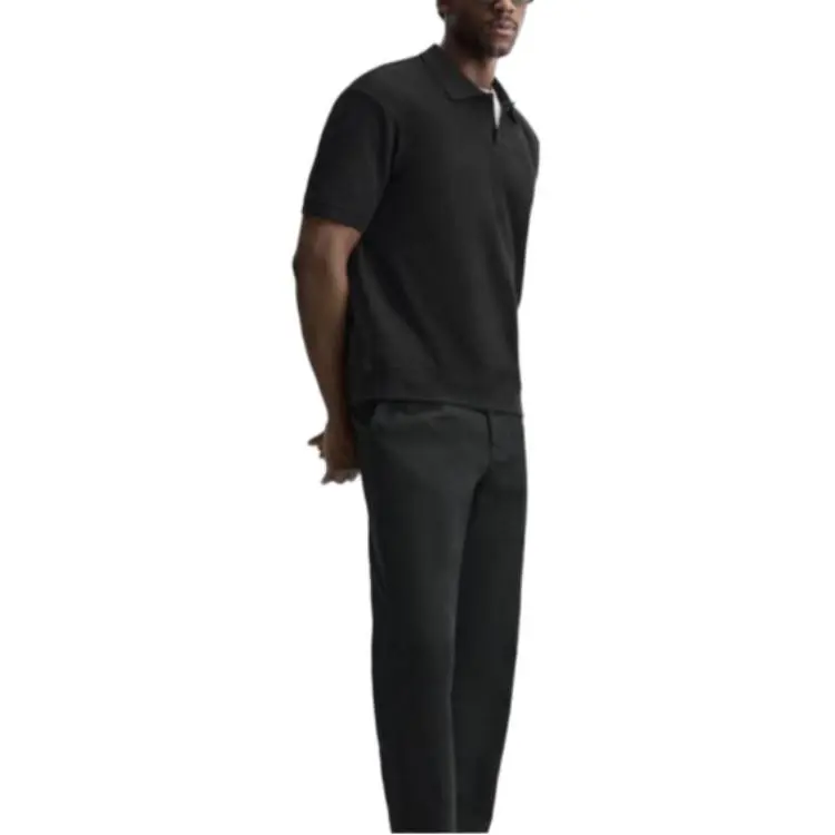 ZARA Polo Shirts Men Black-4