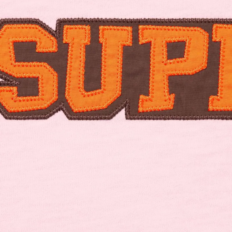 Supreme Satin Appliqué Short Sleeve Top-7
