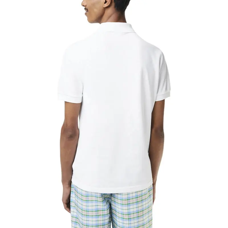 LACOSTE Cotton Mini Pique Polo Shirt Polo Shirt Men's White-2