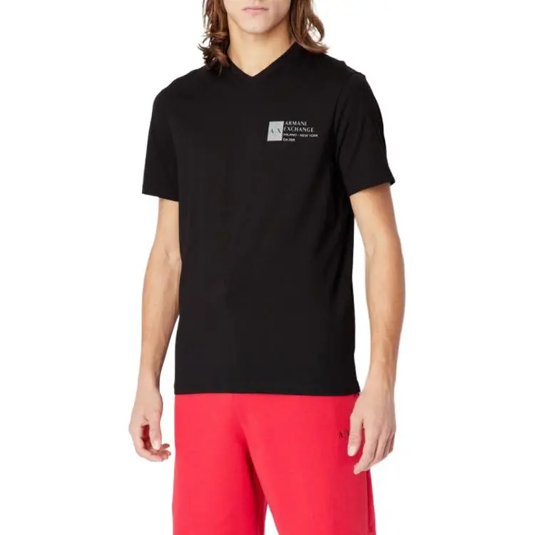 ARMANI EXCHANGE T Shirts Men Black-3