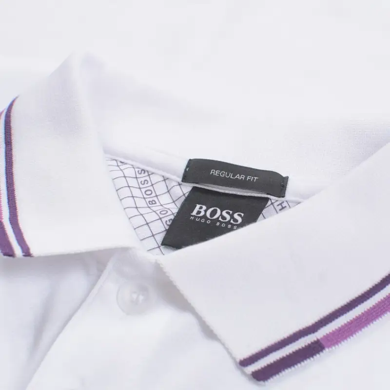 HUGO BOSS Polo Shirts Men White-8