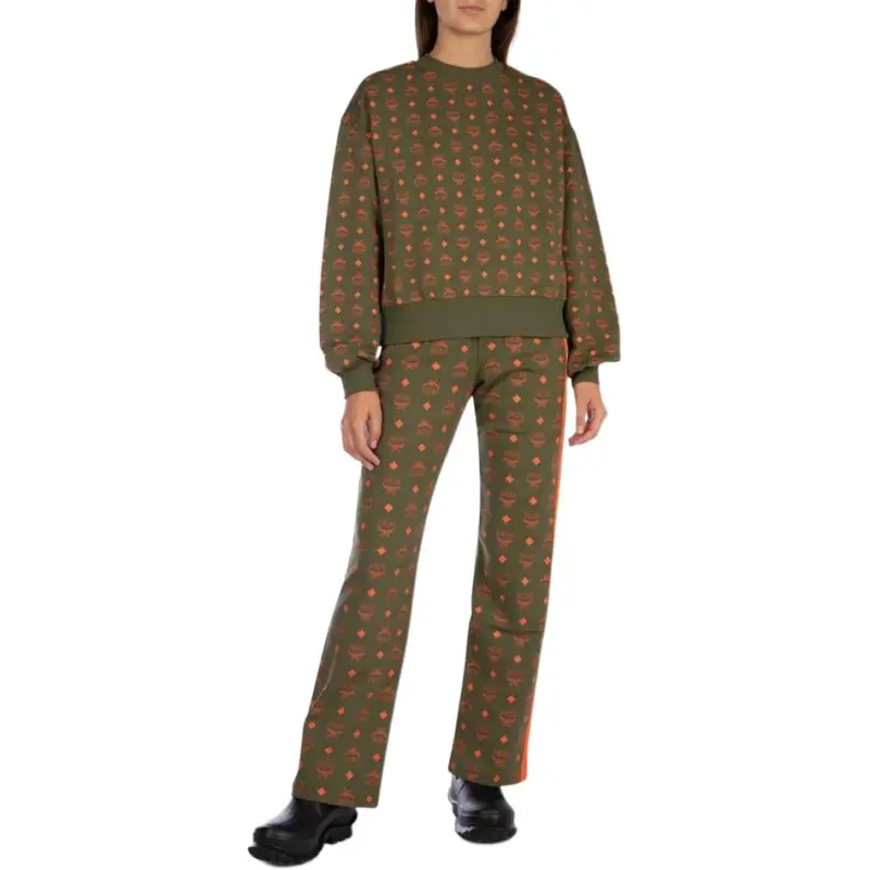 MCM Casual Pants Women's Green-2