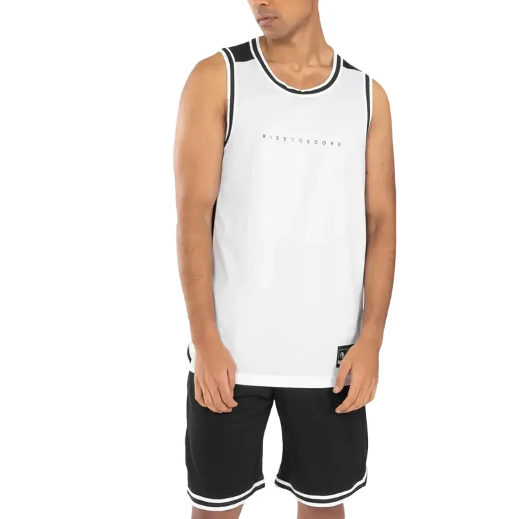 DECATHLON TARMAK Basketball Jerseys Unisex Black White-1