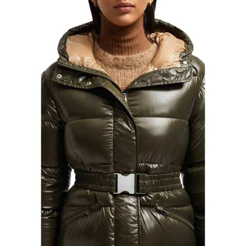 Moncler Bellevue Long Down Coat-3