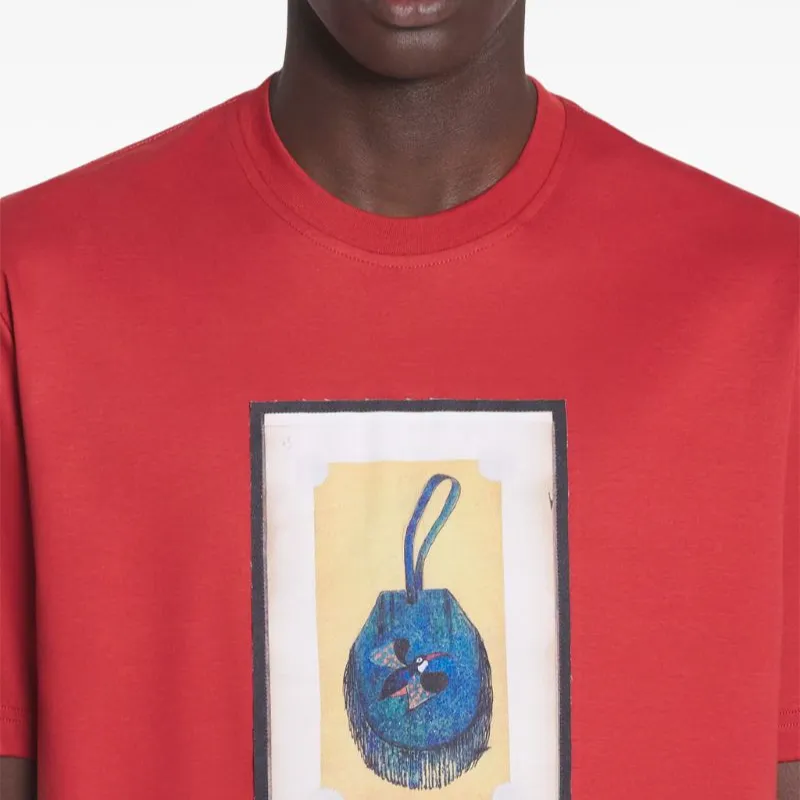 Lanvin Archive print Classic T shirt-4
