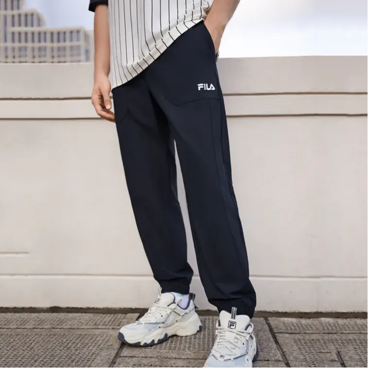 FILA Knitted Sweatpants Men's Legend Blue-2