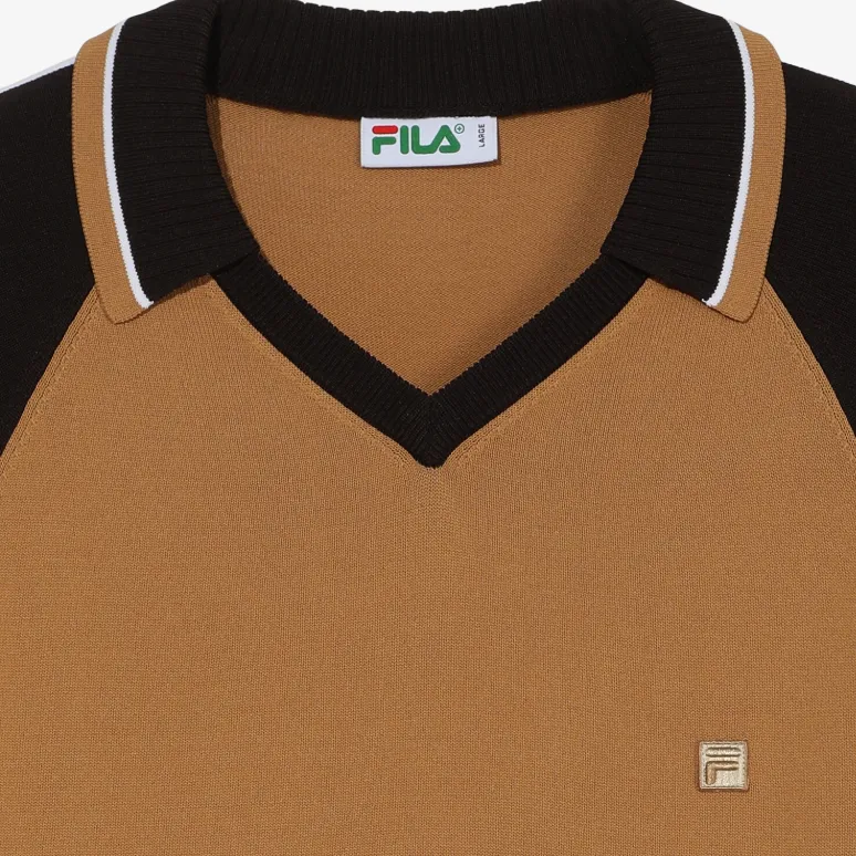 FILA Polo Shirt Unisex Earth Yellow-2