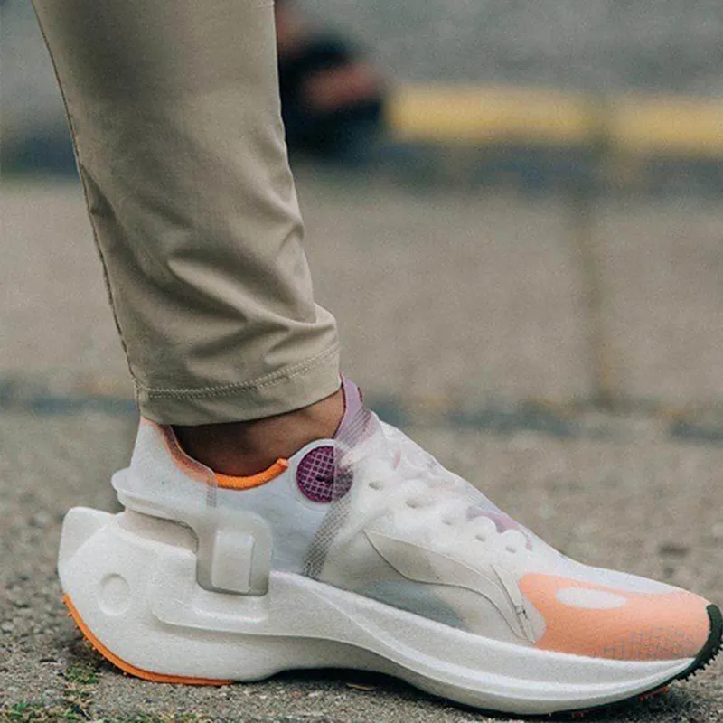 Li Ning Wind Ranger X Soulland 'Natural Orange' Women's-9