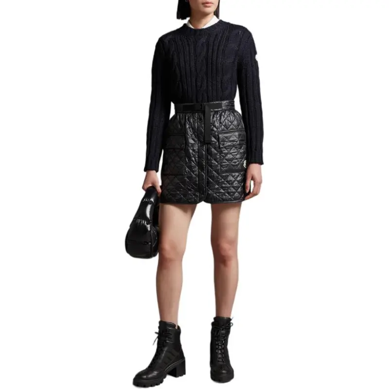Moncler Casual Short Skirts Women's Black-4