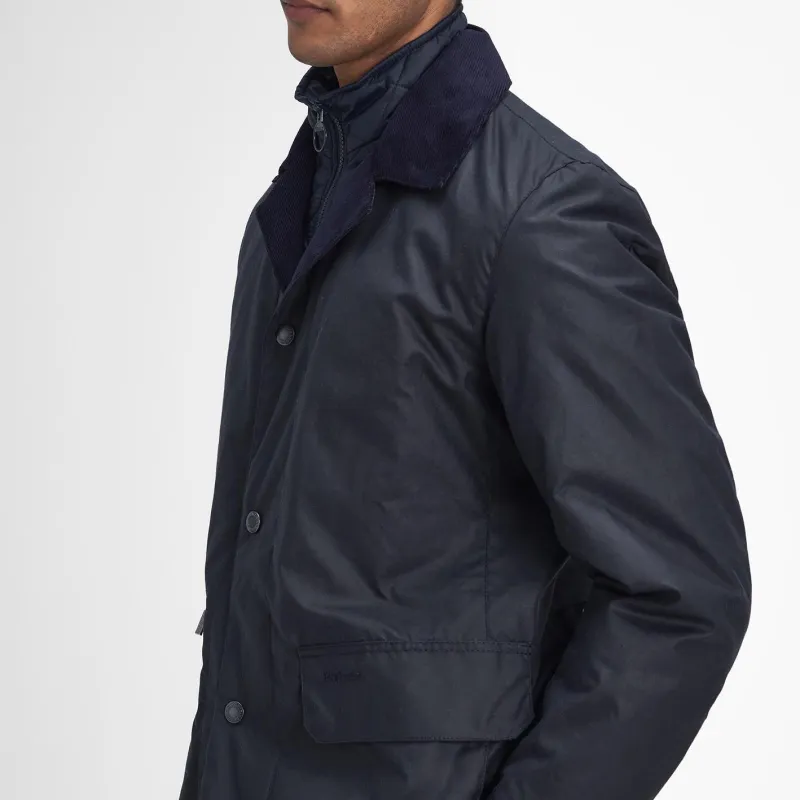 BARBOUR Craster Layered Zip Up Jacket-4