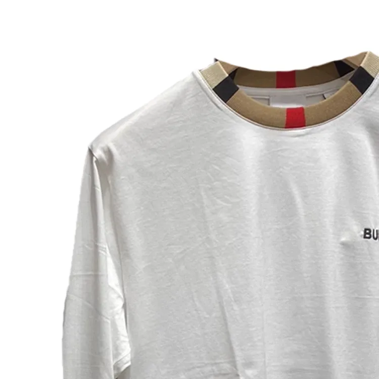 Burberry Icon Stripe Trim Cotton Sweatshirt Black XL Without