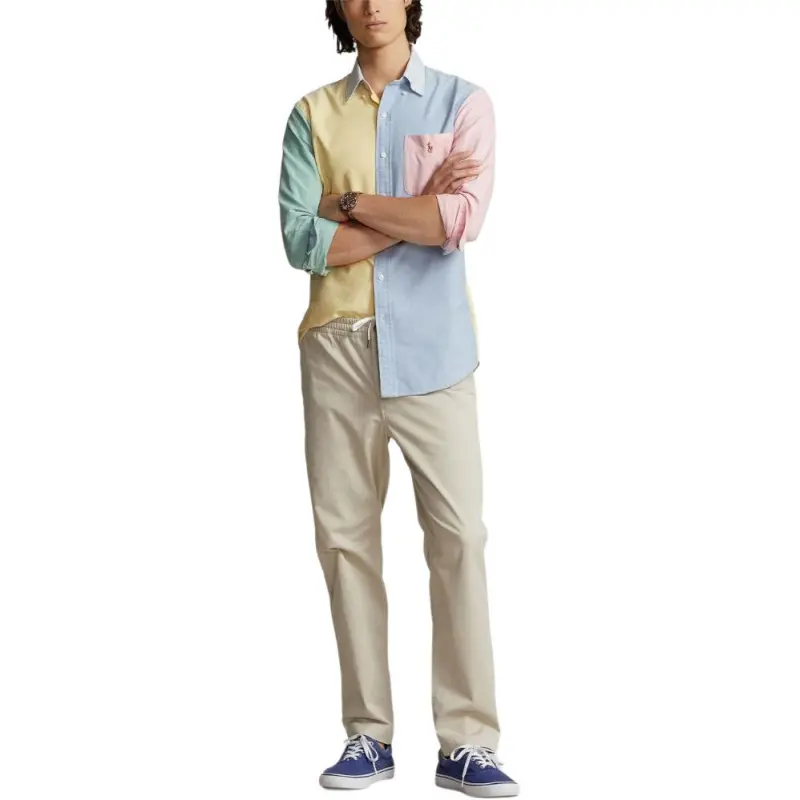 Polo Ralph Lauren Oxford Colour block Cotton Shirt-1
