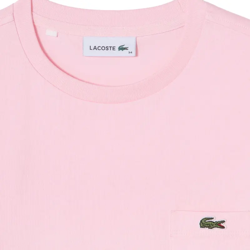 LACOSTE T Shirts Women's Pink-3