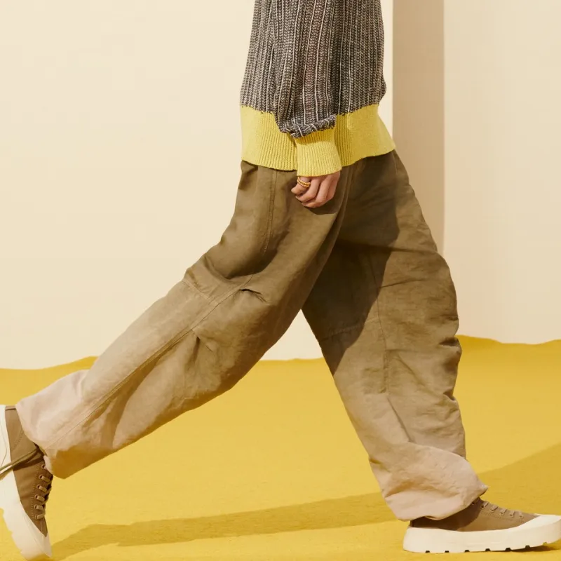 ZARA Casual Pants Men Orange-3