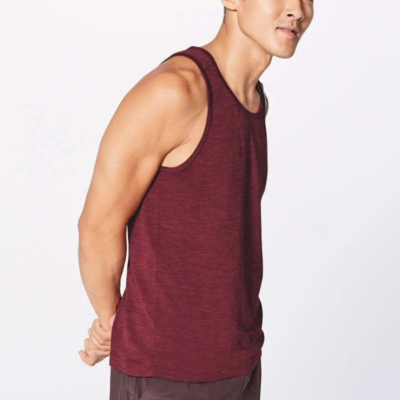 Lululemon Metal Vent Tech Tank Tops Men's Red-2