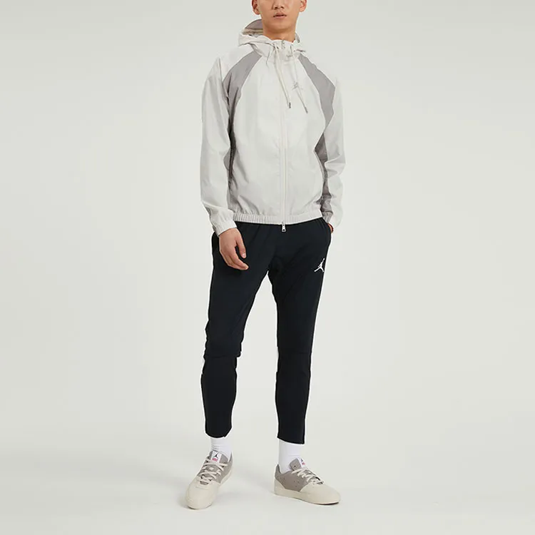 Jordan Jackets Coats Unisex Gray White-3