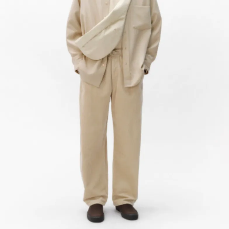UNIQLO U Collection FW24 Casual Pants Men's Dark Beige-4