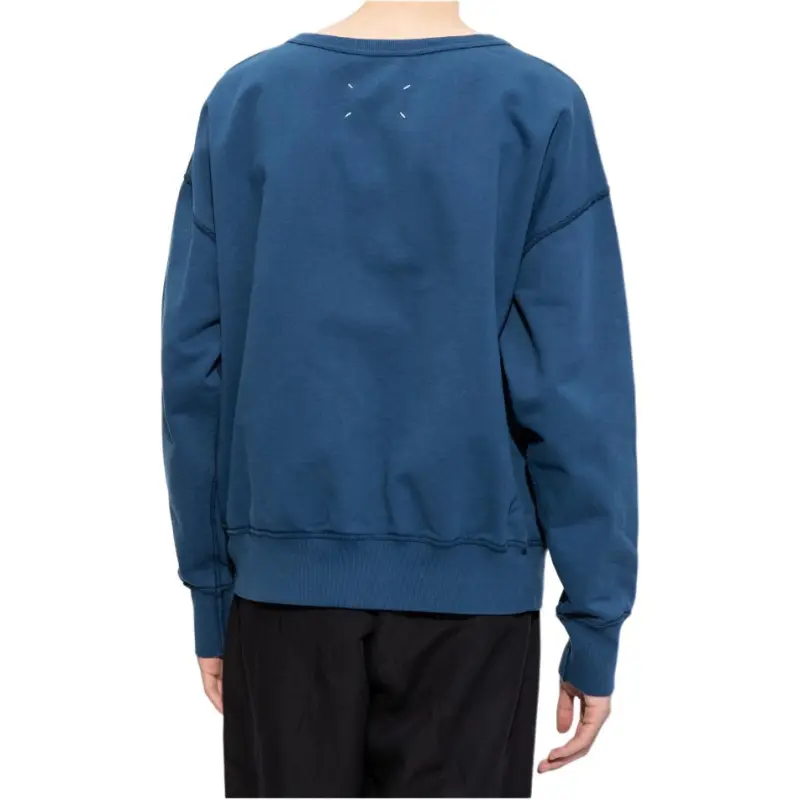 Maison Margiela Embroidered logo Detail Sweatshirt-4