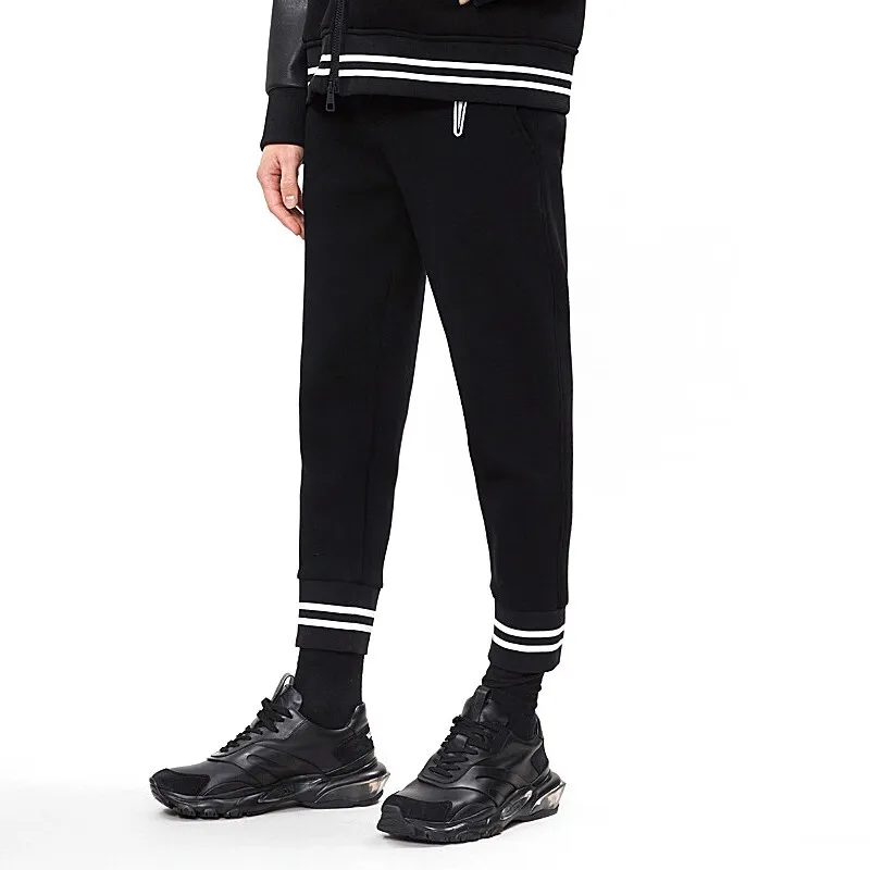Neil Barrett Knitted Sports Pants Men's Black-5