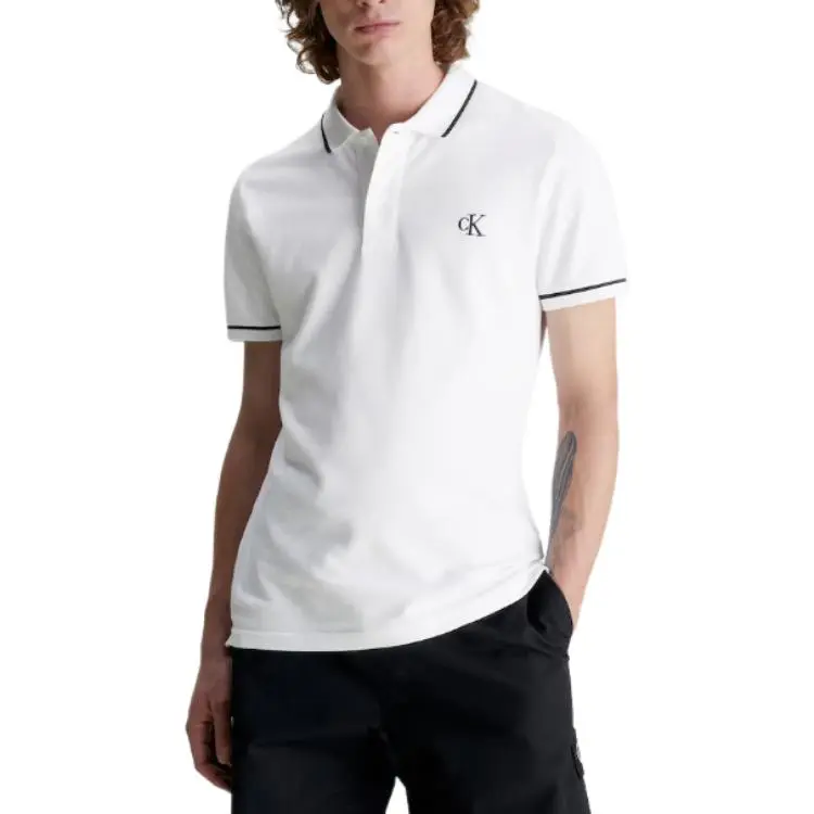 Calvin Klein Polo Shirts Men White-1