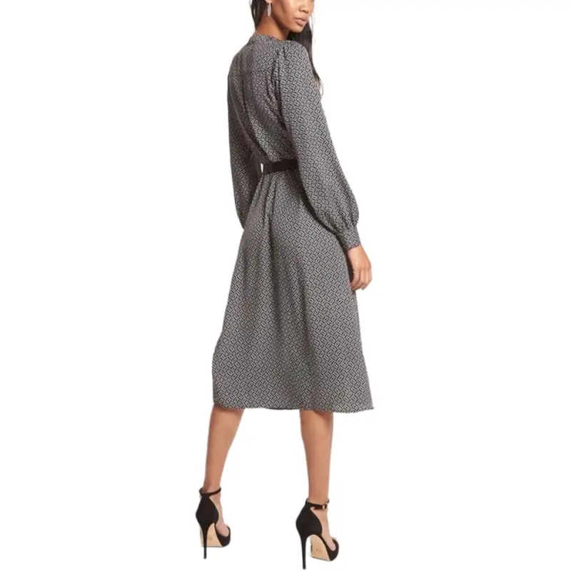 MICHAEL KORS SS23 Long-Sleeved Dresses Women's Black-1