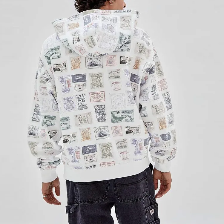 GUESS Sweatshirts Women's White Print-F0J3-4