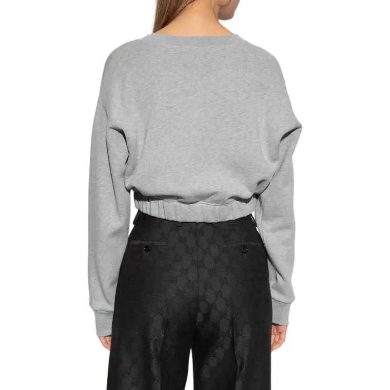 GUCCI Rhombus Logo print Sweatshirt-3