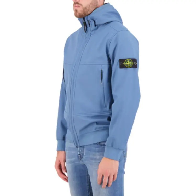 STONE ISLAND Zip Up Hooded Jacket-3