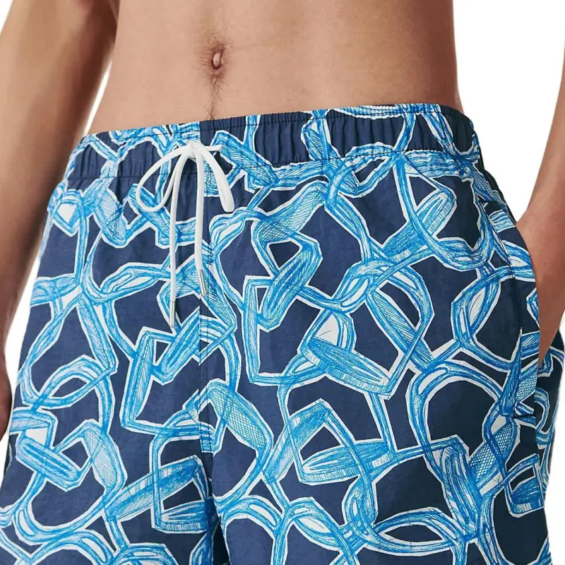 HERMES Swimming Shorts Men Blue-3