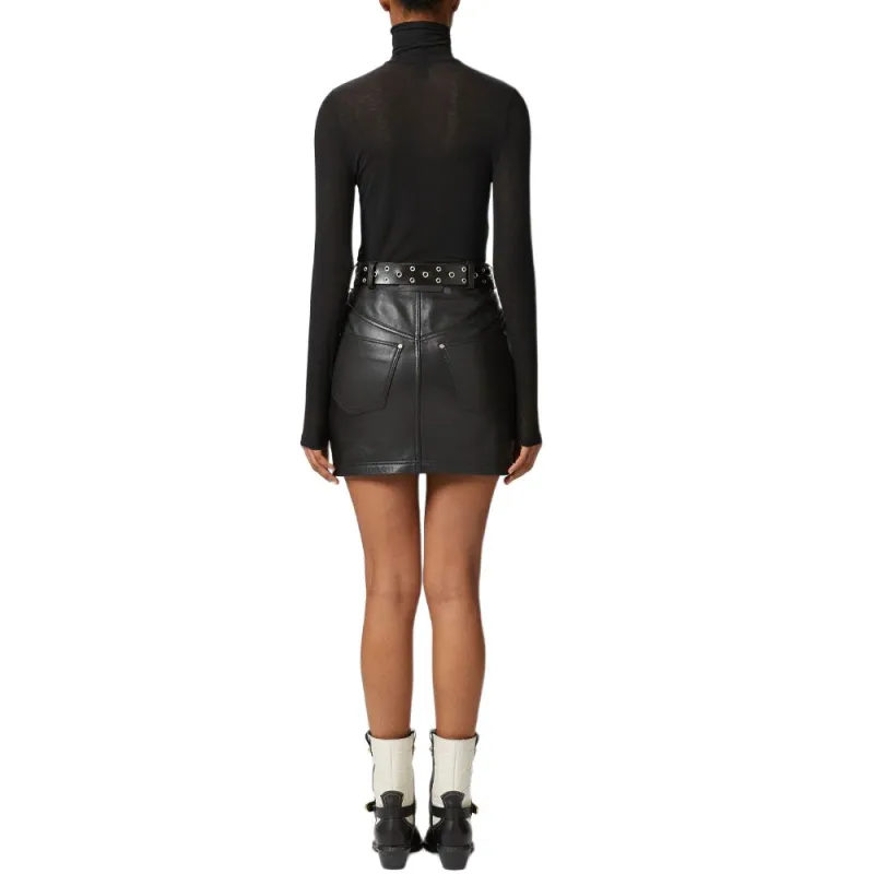 PINKO High Neck Semi sheer Top-3