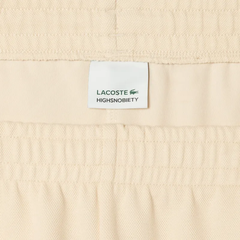 LACOSTE x Highsnobiety SS25 Knitted Sweatpants Unisex Beige-2