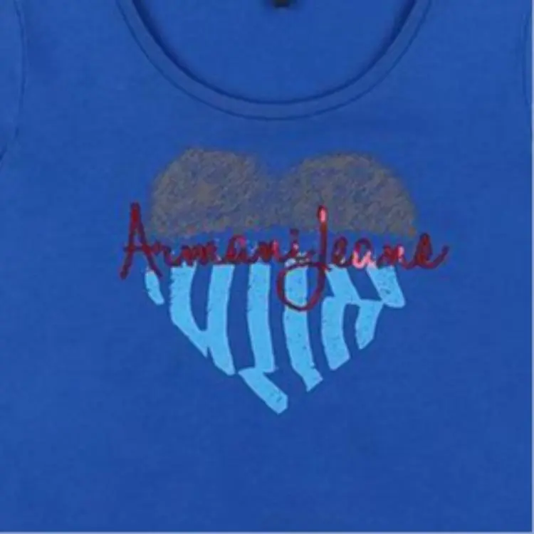 ARMANI JEANS T Shirts Women's Blue-1