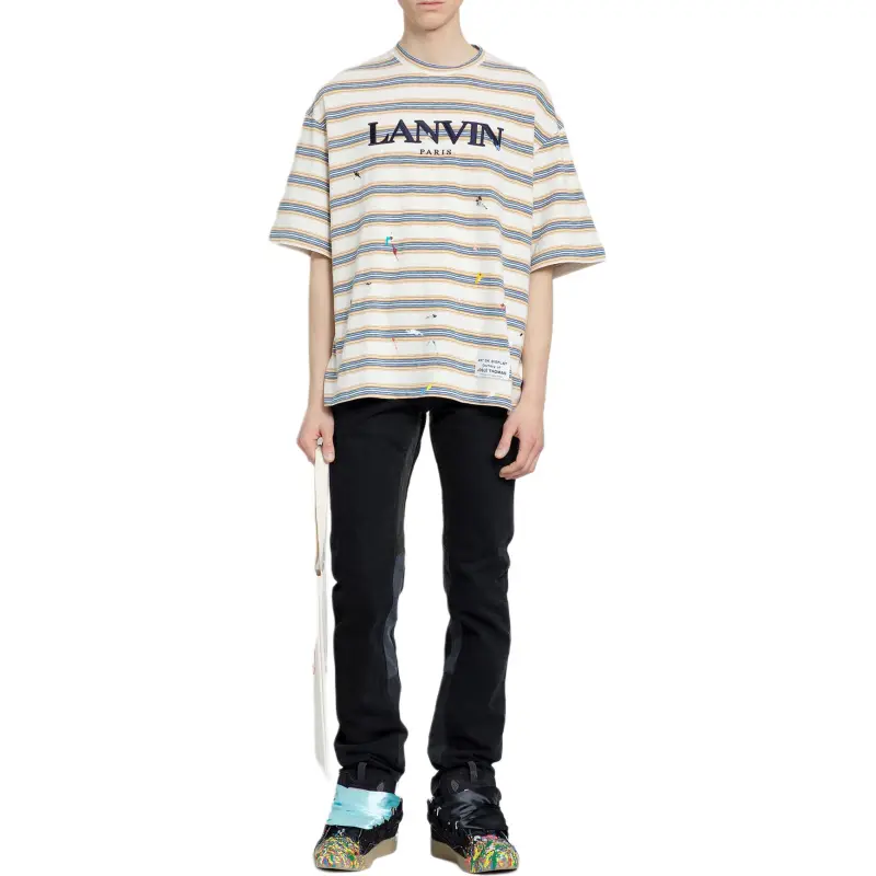 Lanvin Jeans Men Black-2