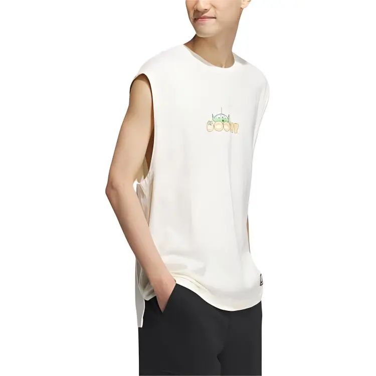 Adidas Neo Tank Tops Unisex Beige-3