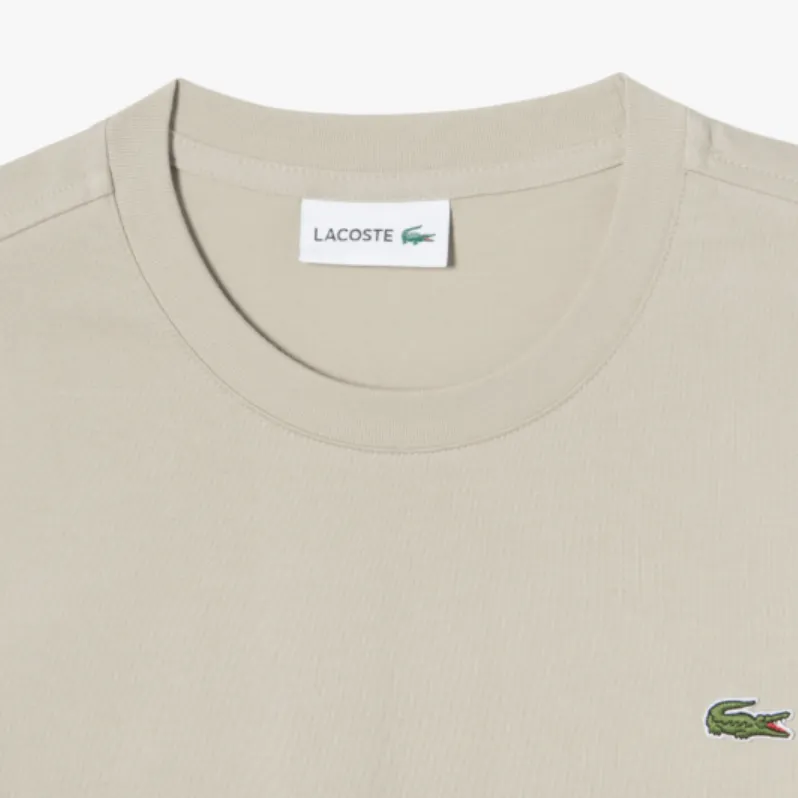 LACOSTE T Shirts Men Beige-1