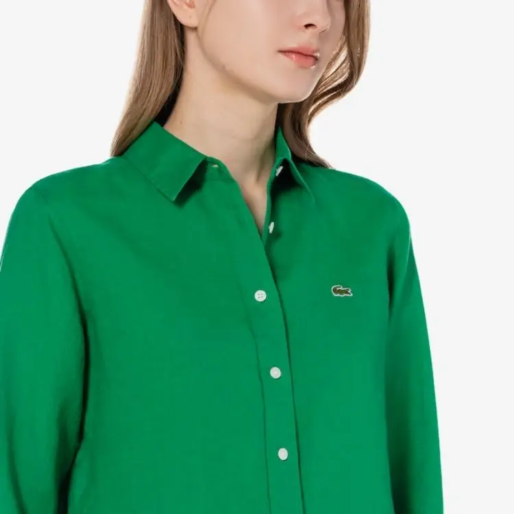 LACOSTE Shirts Women's Green-3